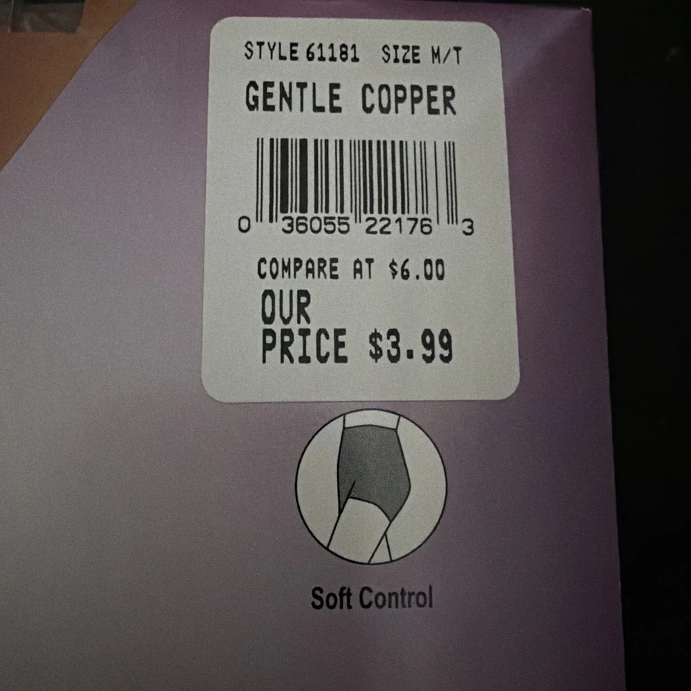 VINTAGE SCOTT TAYLOR CONTROL TOP GENTLE COOPER PANTY HOSE MEDIUM/TALL‎ Brown